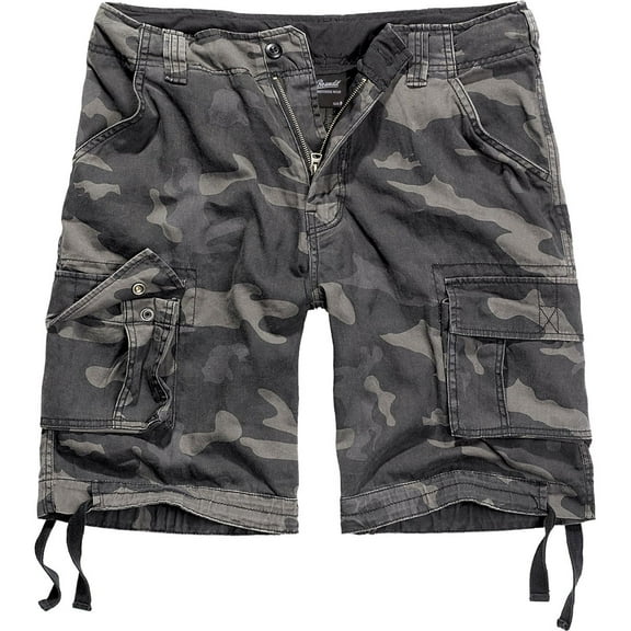 BRANDIT INDIVIDUAL WEAR Adult Male Utility Cargo Shorts, Color: Dark Camo, Size: XL (2012-12004-XL)