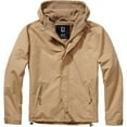 thumbnail image 1 of BRANDIT INDIVIDUAL WEAR Adult Male Windbreaker Fleece-Lined Full Zip Jacket, Camel, Size: L, 1 of 7