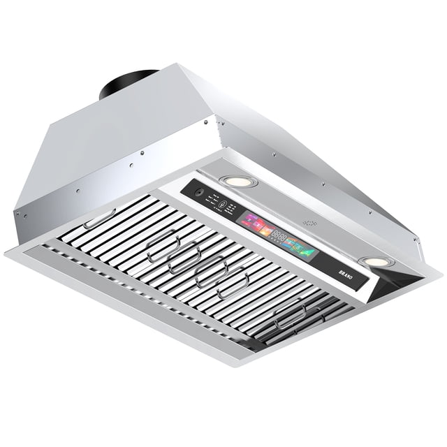 BRANO Range Hood 30 Inch Built-in Kitchen Vent Hood with Voice/Gesture ...