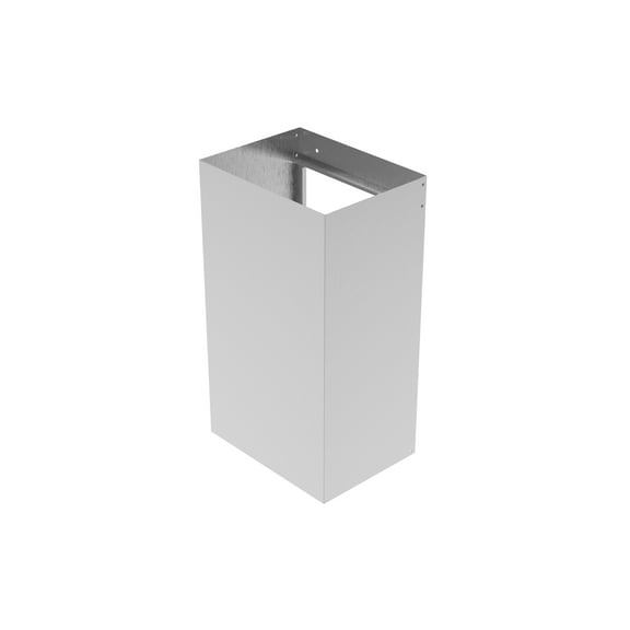 BRANO TSR07B Series Flue Extension Kit for 9-10 Ft Ceilings - 15.75 inch Chimney Range Hood Accessory in Stainless Steel (Model: 07BChimney)