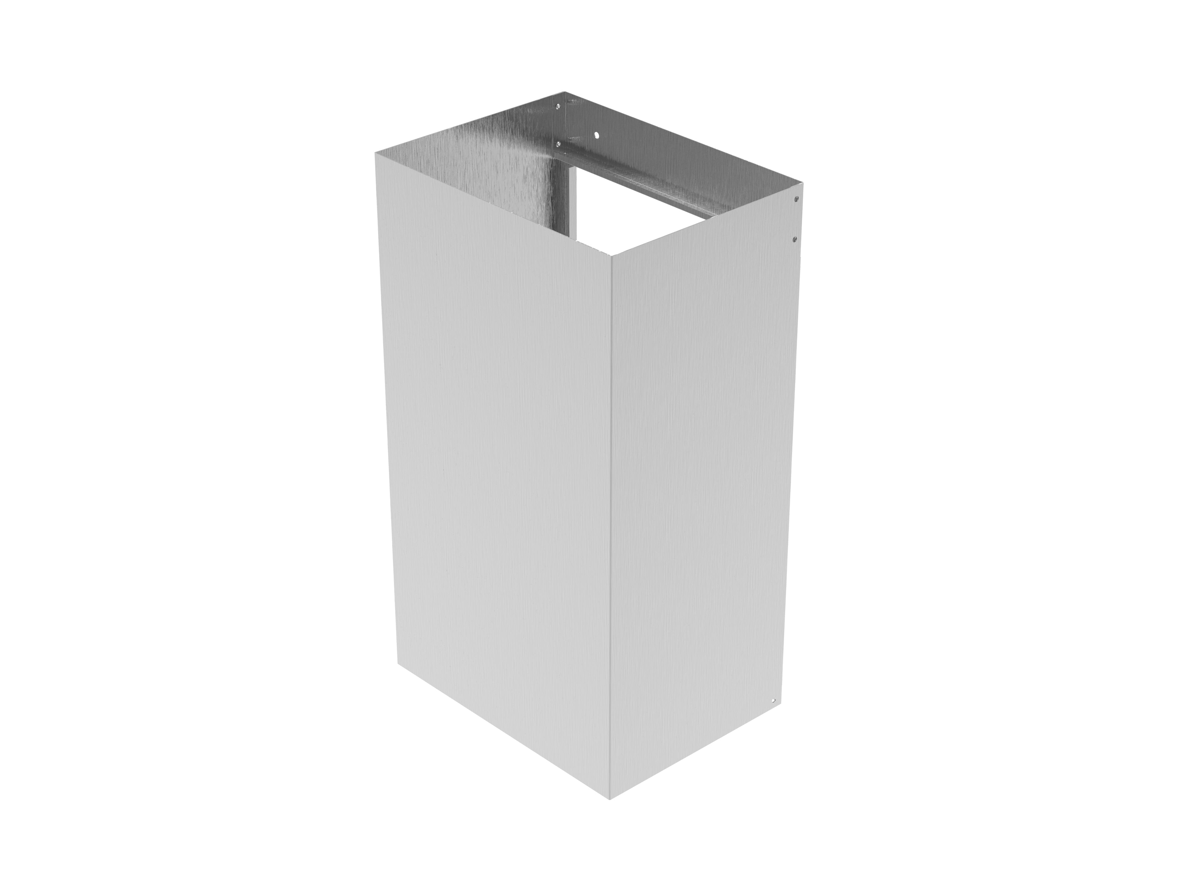 BRANO TSR07B Series Flue Extension Kit for 9-10 Ft Ceilings - 15.75 inch Chimney Range Hood Accessory in Stainless Steel (Model: 07BChimney)