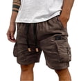 thumbnail image 1 of BRANROY Cargo Shorts for Men with Pockets - Loose Breathable Shorts, Great for Golf Shorts, Beach Shorts, and Casual Hiking Shorts in Hot Weather,Coffee,L, 1 of 8