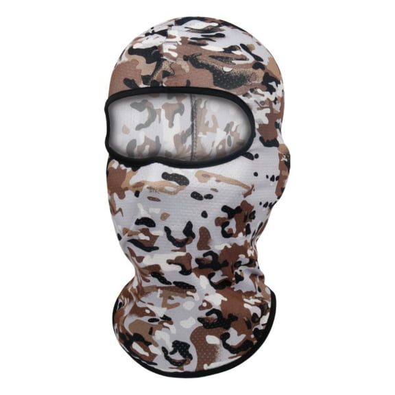 BRANROY Men's Camouflage Cycling Headgear Hat - Face Protection Helmet Liner, Breathable Mask for Outdoor Bicycle Sports Lightweight,I