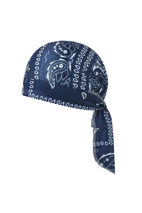 Men's Outdoor Cycling Headscarf Hat - Breathable Pirate Cap for Street Dance Hip Hop, Lightweight Unisex for Biking and Sports,Light Blue