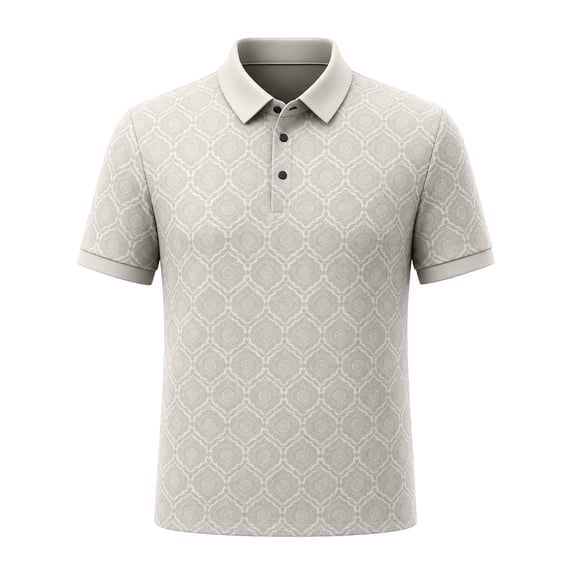 BRANROY Mens Polo Shirts Short Sleeve - Shirts for Men Golf Casual, Father's Day Shirt for Dad, Summer Casual Shirt, Business Casual Shirt,Beige,L