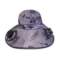 thumbnail image 1 of BRANROY Unisex Rechargeable Fan Hat - UPF 50+ Wide Brim Sun Hat, Mens Sun Hat with Solar Fans, Hats for Men and Women for Beach Hiking,Light Gray, 1 of 7