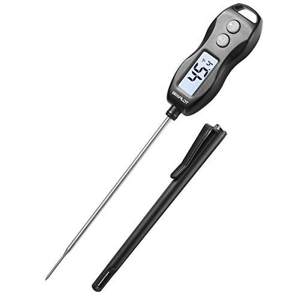 Waterproof Digital Instant Read Meat Thermometer Folding Probe Calibration  Function For Cooking Food Candy Bbq Grill Calibration Bottle Opener For K