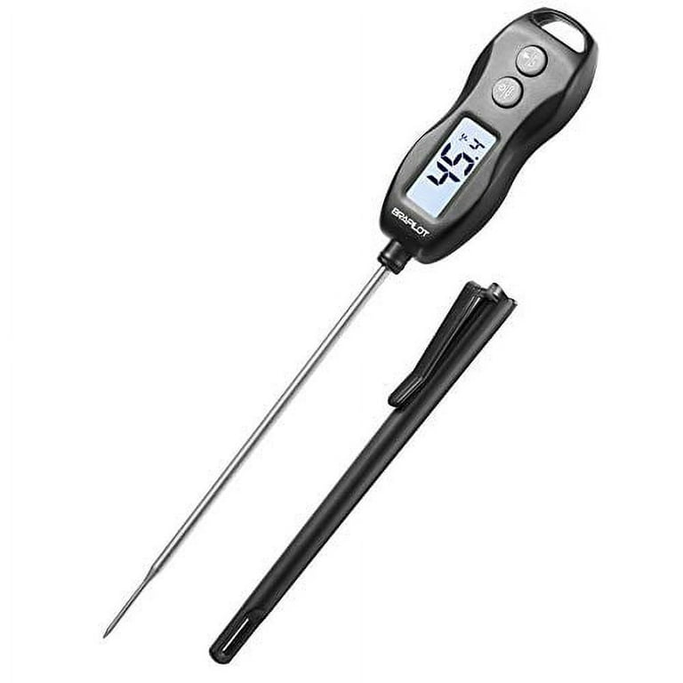 Meat Thermometer Digital, SOQOOL Instant Read Food Thermometers for Kitchen  Cooking with Probe, Backlight, Magnet, Waterproof, for Candy, Grill BBQ