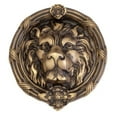 thumbnail image 1 of BRASS Accents A07-K5100-609 Leo Lion Door Knocker 8 38 - Antique Brass, 1 of 1