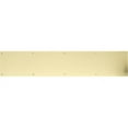 thumbnail image 1 of BRASS Accents A09-P0628-PVDADH 6 in. x 28 in. Kick Plate Lifetime Polished Brass Adhesive Mount, 1 of 1