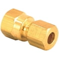 thumbnail image 1 of BRASS COMPRESSION FEMALE ADAPTER, 3/8 IN. X 1/2 IN., LEAD FREE per 13 Each, 1 of 1