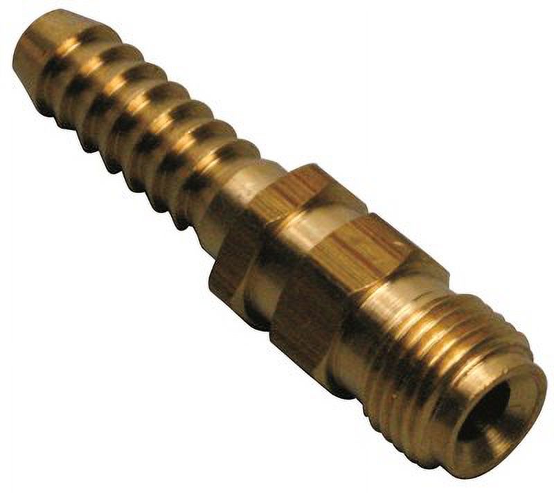 BRASS HOSE BARB, 1/4 IN. BARB X 1/4 IN. INVERTED FLARE ADAPTER per 32
