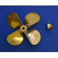 thumbnail image 1 of BRASS PROP 4 BLADE LH 3-3/8'' DIAMETER, 1 of 1