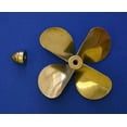 thumbnail image 1 of BRASS PROP 4 BLADE RH 3-3/8'' DIAMETER, 1 of 1