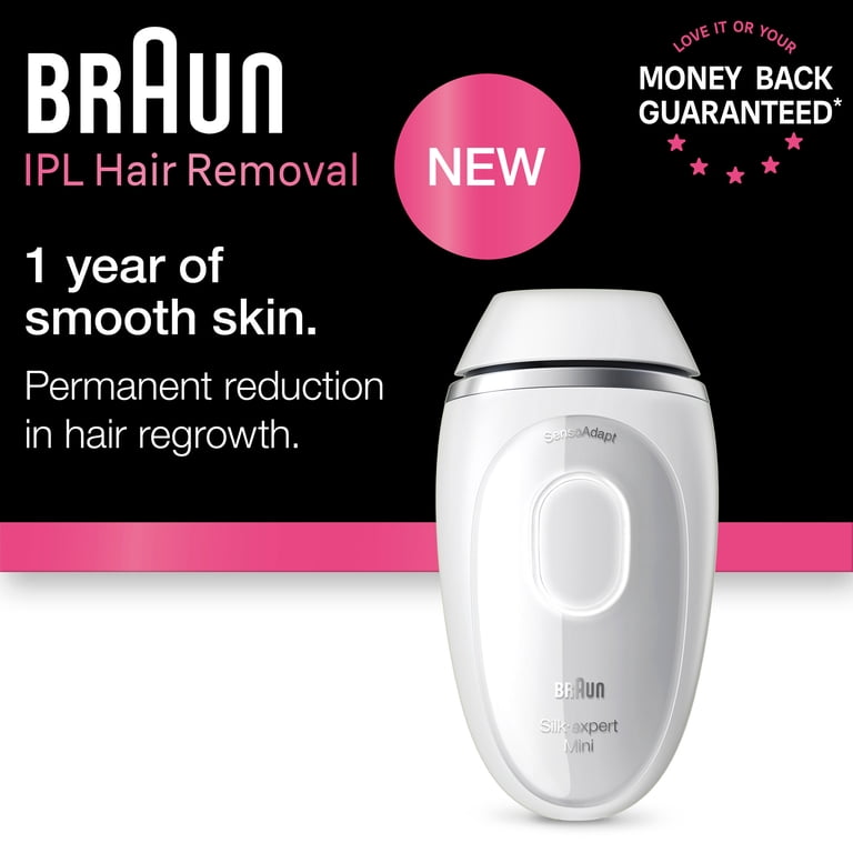 Braun IPL Silk-Expert Mini Laser Hair Removal, PL1103, Venus Razor