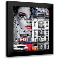 BRAUN Studio 12x14 Black Modern Framed Museum Art Print Titled - Fashion City