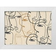 thumbnail image 1 of BRAUN Studio 14x11 White Modern Wood Framed Museum Art Print Titled - Profils, 1 of 4