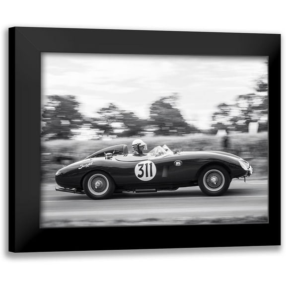 BRAUN Studio 14x12 Black Modern Framed Museum Art Print Titled - Vintage race