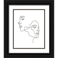 thumbnail image 1 of BRAUN Studio 20x24 Black Ornate Wood Framed with Double Matting Museum Art Print Titled - Visages, 1 of 4
