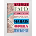 thumbnail image 1 of BRAUN Studio 24x32 White Modern Wood Framed Museum Art Print Titled - Paris bastille, 1 of 4