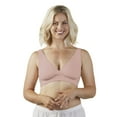 thumbnail image 1 of BRAVADO! DESIGNS Ballet Nursing Sleep Bra | Pull Away for Breastfeeding | Dusted Peony | M, 1 of 4