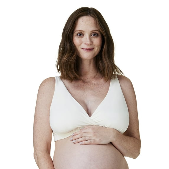 BRAVADO! DESIGNS Sustainable Ballet Nursing Sleep Bra | Antique White | M-Plus