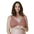thumbnail image 1 of BRAVADO! DESIGNS Sustainable Ballet Nursing Sleep Bra |Roseclay | XL-Plus, 1 of 4