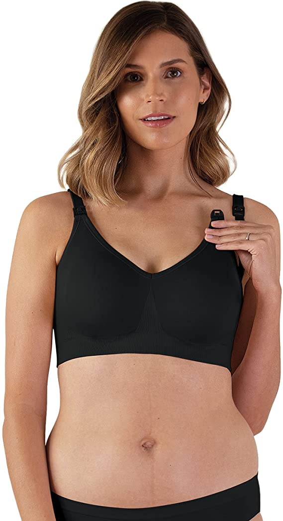 BRAVADO! DESIGNS Sustainable Nursing Bra Body Silk Seamless Black