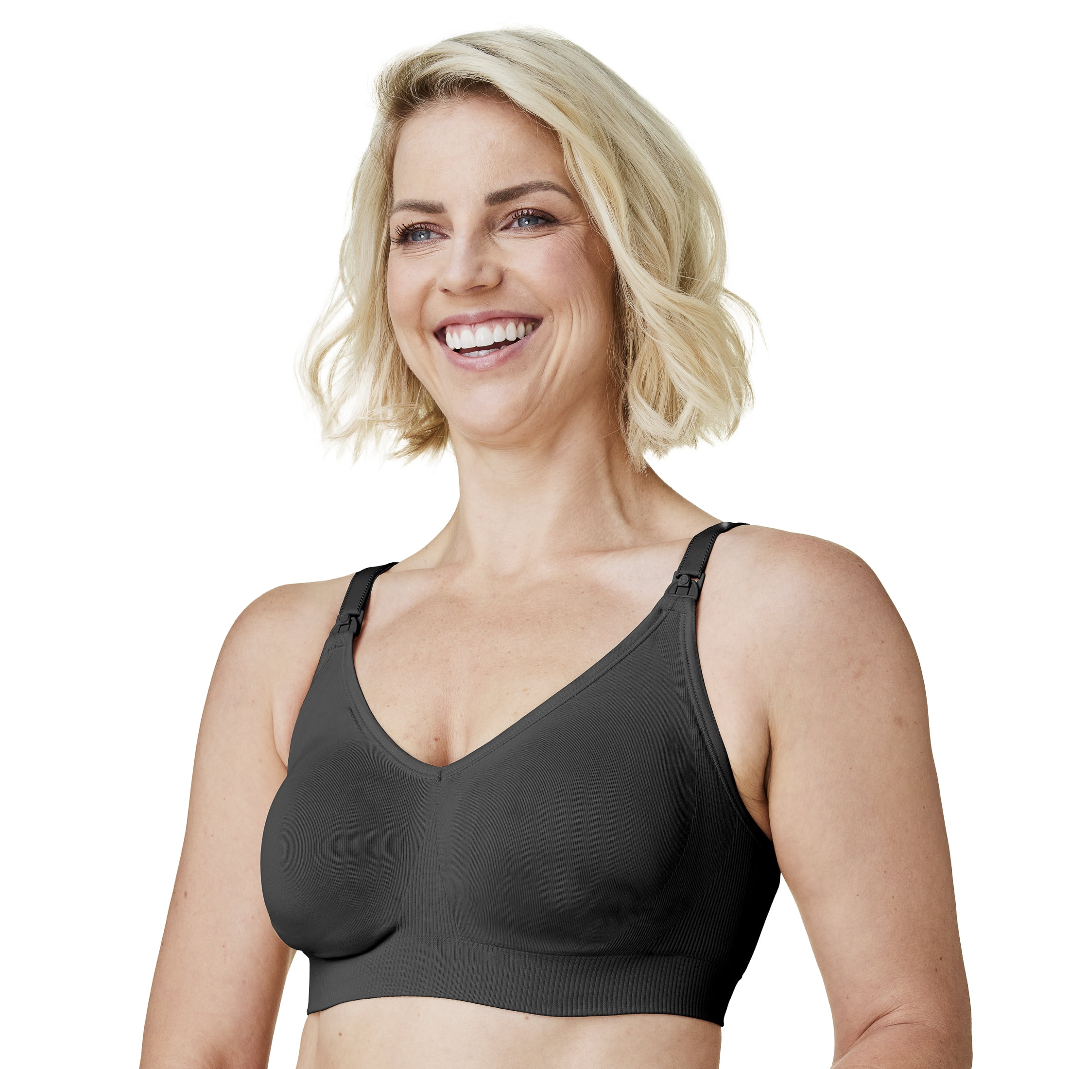 BRAVADO! DESIGNS Sustainable Nursing Bra | Body Silk Seamless | Black | XXL