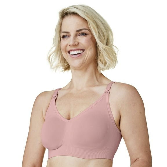 BRAVADO! DESIGNS Sustainable Nursing Bra | Body Silk Seamless | Dusted Peony | L