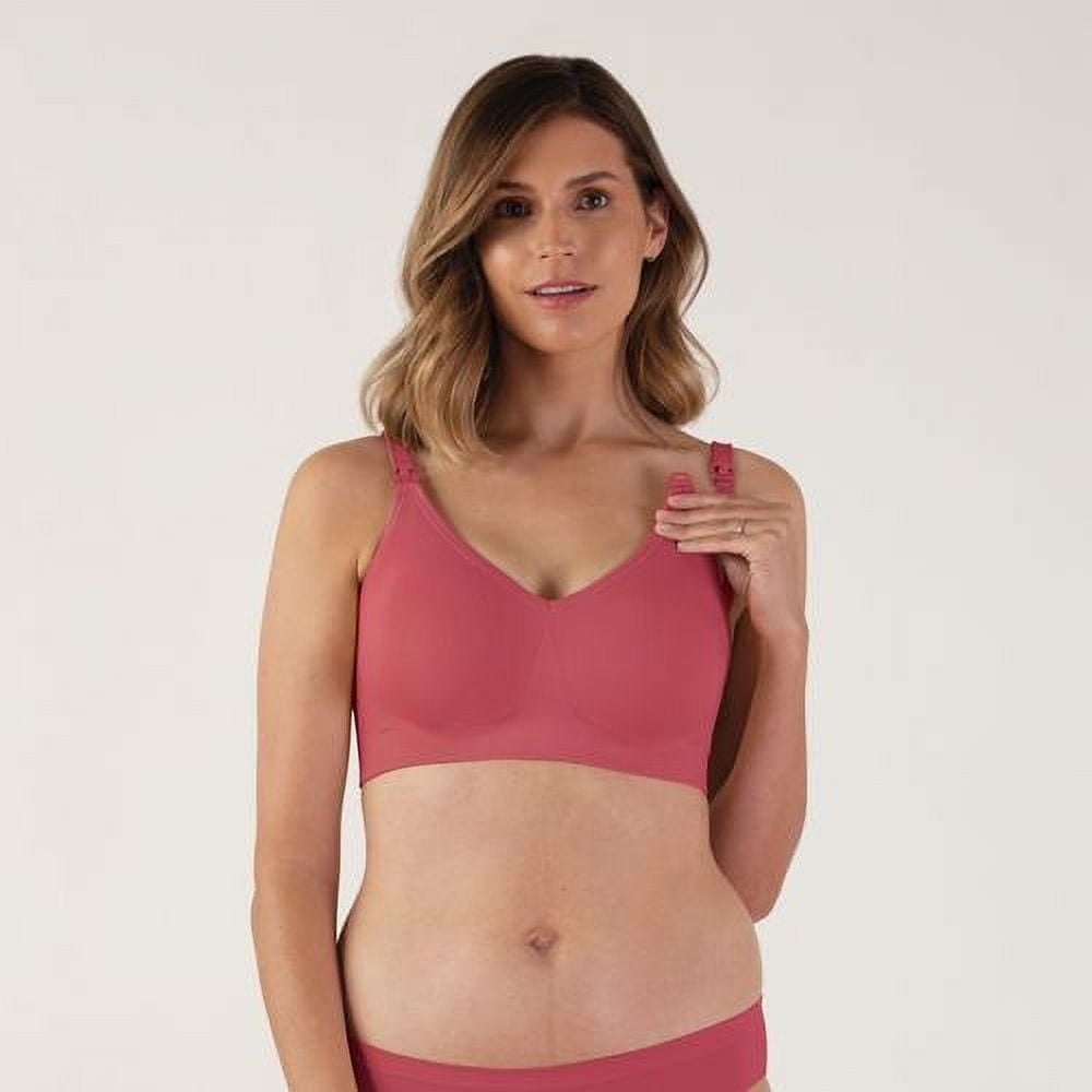 BRAVADO! DESIGNS Sustainable Everyday Bra Smoothing Seamless Wirefree Sculpt  Bra, Berry Jacquard, Small : : Clothing, Shoes & Accessories