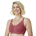 thumbnail image 1 of BRAVADO! DESIGNS Sustainable Nursing Bra | Body Silk Seamless | Lipstick | XL, 1 of 5