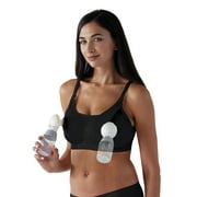 BRAVADO! DESIGNS Sustainable Pumping and Nursing Bra | Recycled Nylon | Black | M