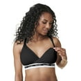 thumbnail image 1 of BRAVADO! DESIGNS Women's Original Sleep Nursing Bra, Regular Full Cups Maternity Bra for Breastfeeding, Black, Small, 1 of 5