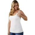 thumbnail image 1 of BRAVADO! DESIGNS Women's Seamless Classic Nursing Cami | White | XXL, 1 of 6