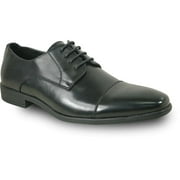 BRAVO Men Dress Shoe KING-6 Oxford Shoe Black 10(W)