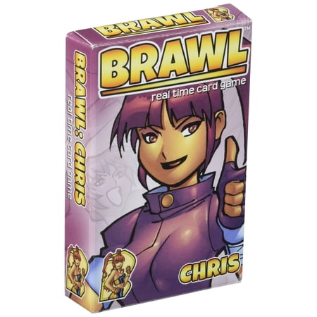 BRAWL: Chris Deck - Cheapass Games, Real Time Fighter Card Game, Character Deck, Greater Than Games, Ages 12+