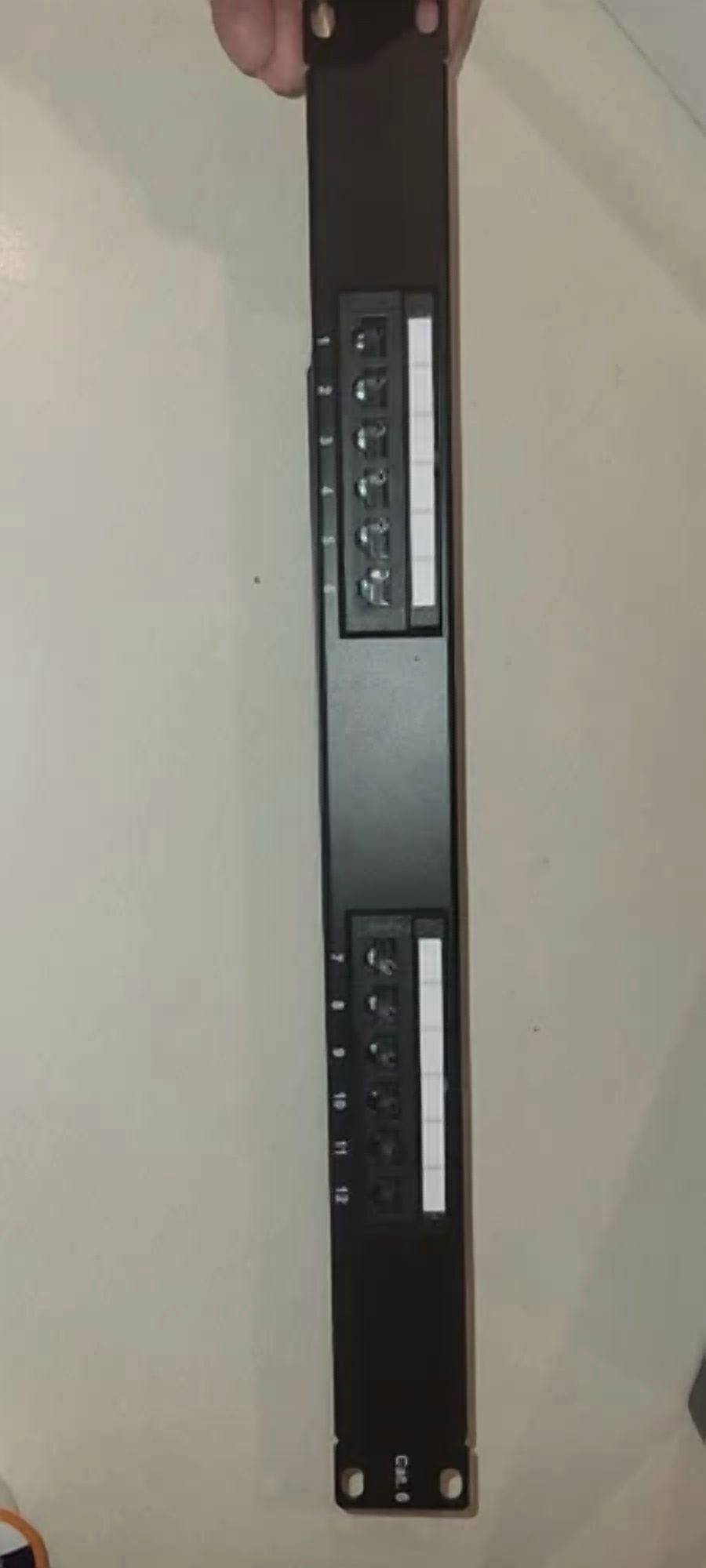 BRAWN- 1 New 12 Port Rack Mount 1U Cat6 Rj45 Network Patch Panel, Buyer ...