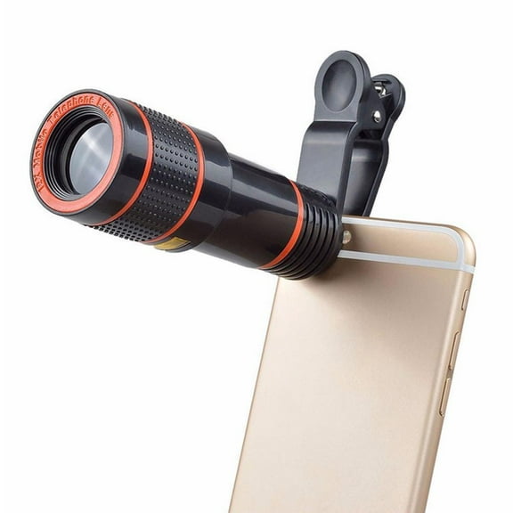BRAWN- Hd 8X Clip On Optical Zoom Telescope Camera Lens For Cell Phone