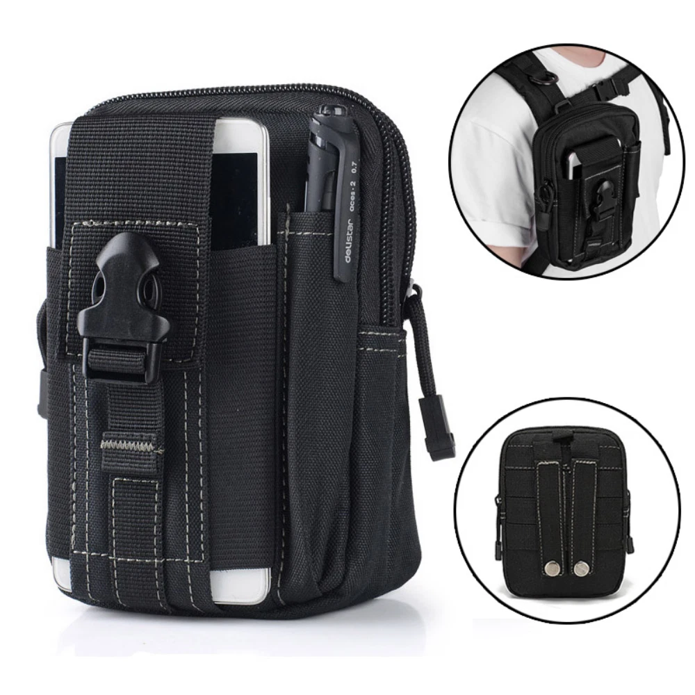 BRAWN- Hunting Bag Belt Small Pocket Phone Waist Pack Pouch Tactical Molle Waist Bag