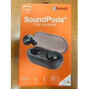 BRAWN- Ihip Soundpods Black True Wireless Bluetooth Headphones New - E11B