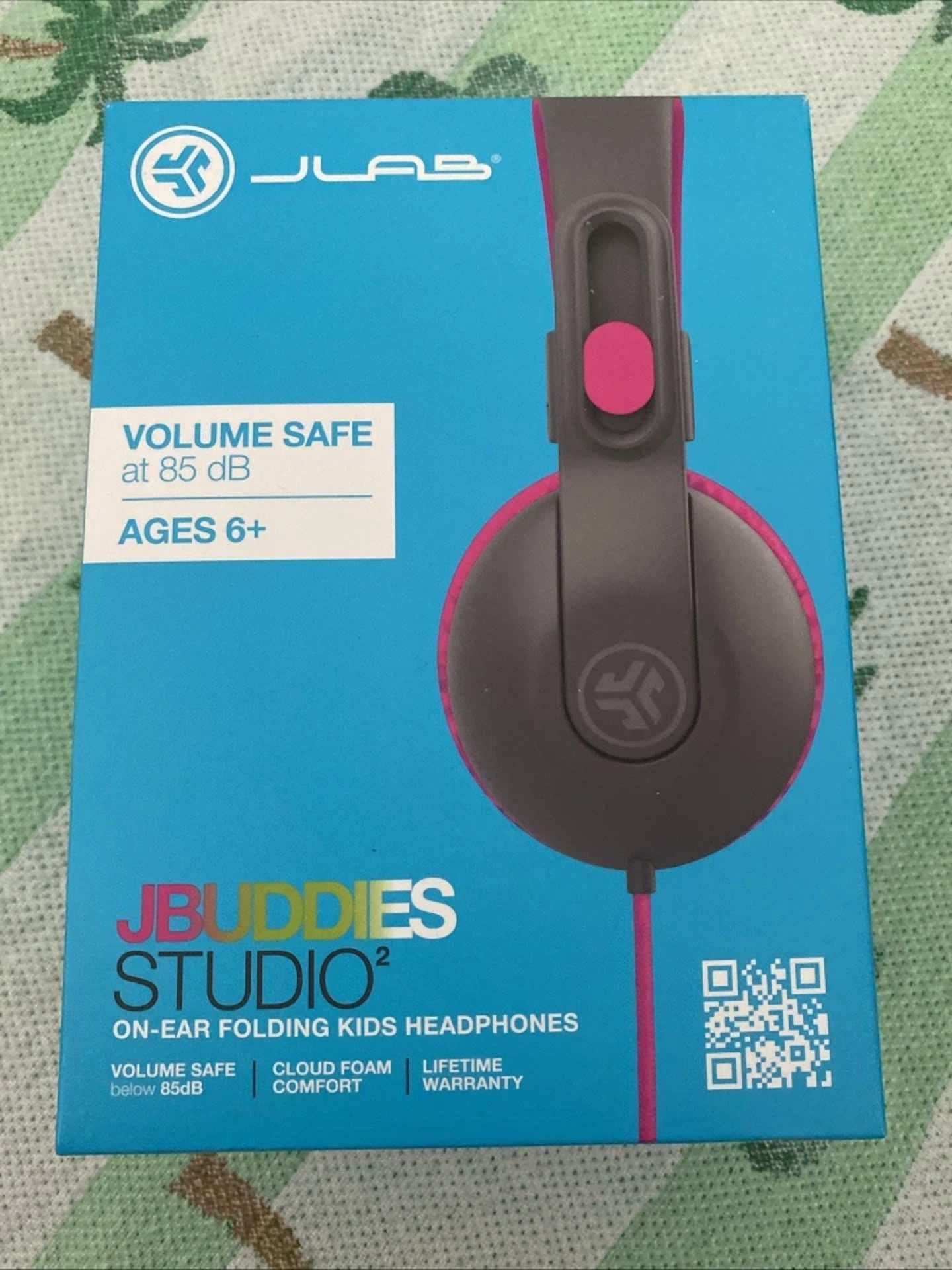 JBuddies Studio Wired Headphones for Kids – Volume Limited, Foldable Design