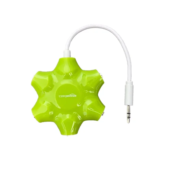 BRAWN- Multi Headphone Audio Splitter 5-Way Jack 3.5Mm Audio Stereo Headset Splitter...