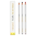 thumbnail image 1 of BRAWNA 3 Pcs Pro Contour Peel-Off Pencils - White, Black & Red - Wax Mapping Pencils for PMU, Microblading & Brow Artists, 1 of 4