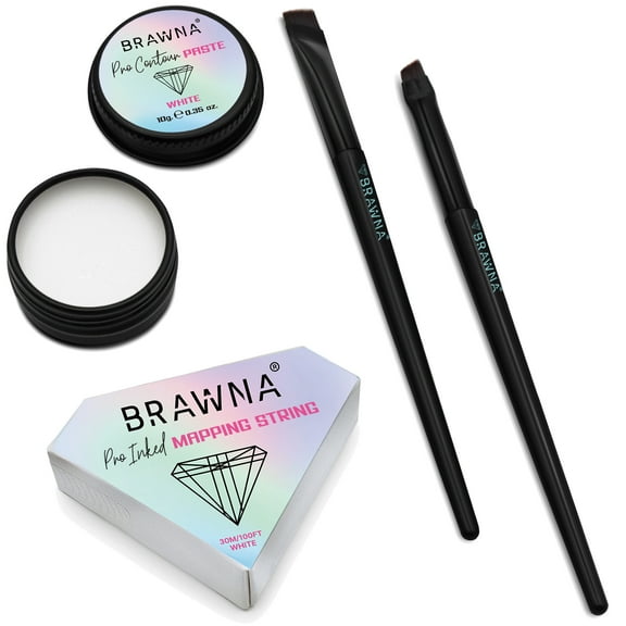 BRAWNA Pro PMU Mapping Kit for Eyebrows and Lips