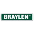 thumbnail image 1 of BRAYLEN Street Sign Childrens Name Room Sign | Indoor/Outdoor |  24" Wide, 1 of 5