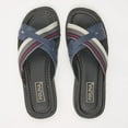 thumbnail image 1 of BRAZILIAN UNISEX LEATHER SANDALS BLUE, 1 of 1