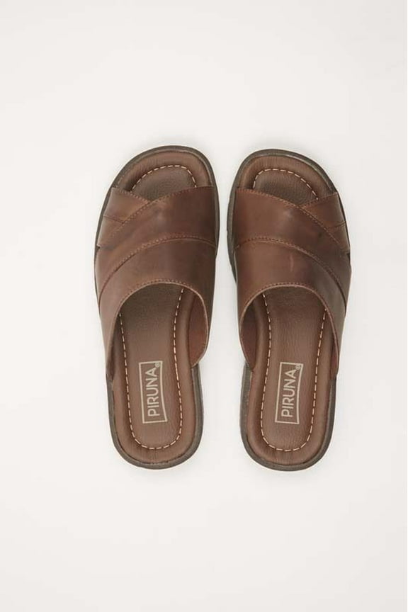 BRAZILIAN UNISEX LEATHER SANDALS BROWN