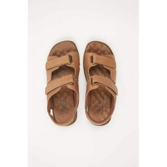 BRAZILIAN UNISEX LEATHER SANDALS BROWN