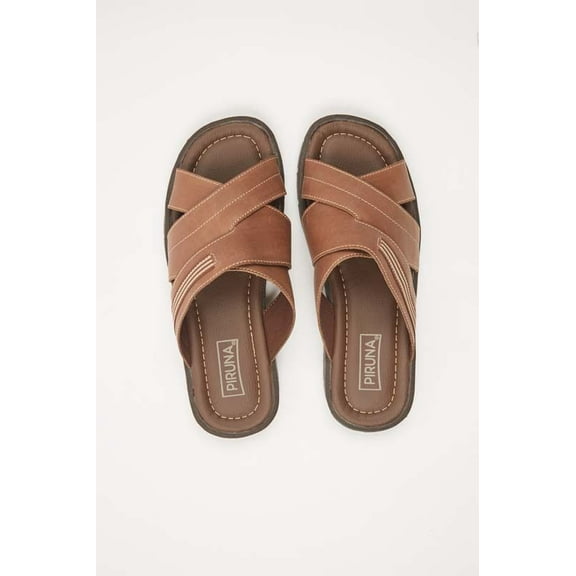 BRAZILIAN UNISEX LEATHER SANDALS BROWN
